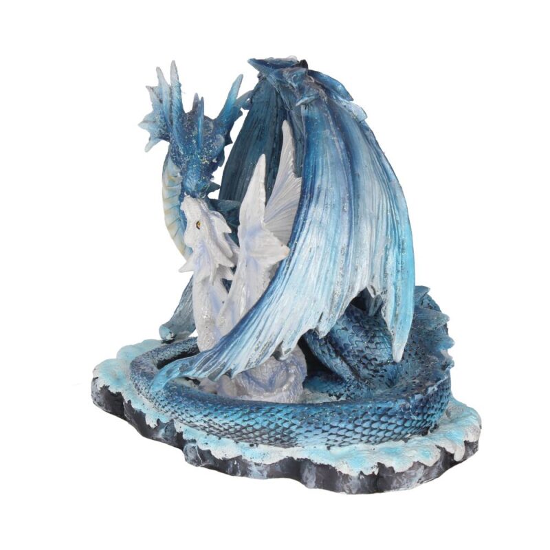 Mothers Love Blue Dragon and White Dragonling Figurine Figurines Medium (15-29cm) 3