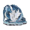 Mothers Love Blue Dragon and White Dragonling Figurine Figurines Medium (15-29cm) 10