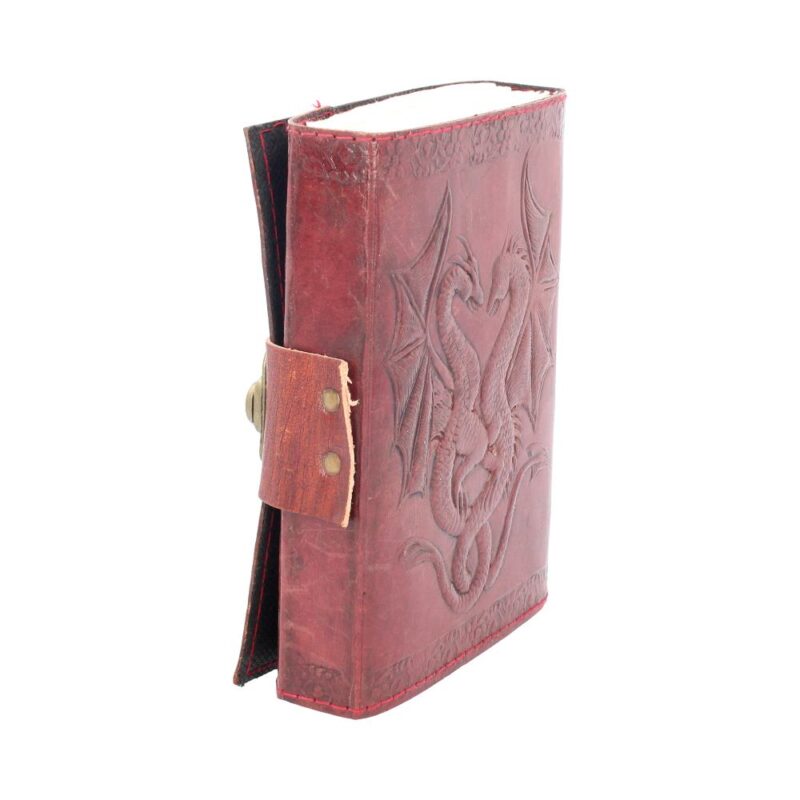 Nemesis Now Lockable Double Dragon Leather Embossed Journal Gifts & Games 5