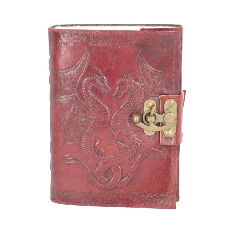 Nemesis Now Lockable Double Dragon Leather Embossed Journal Gifts & Games