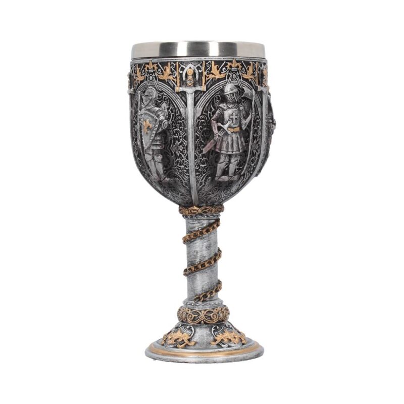 Medieval Knight Chain Wine Goblet Goblets & Chalices 5