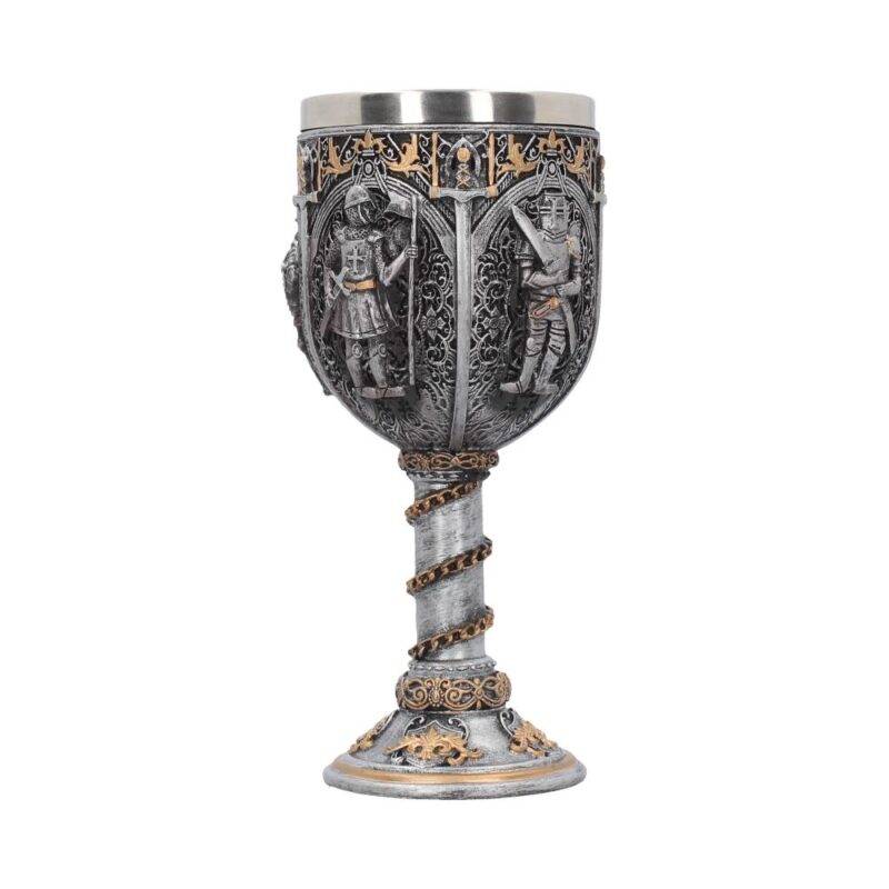 Medieval Knight Chain Wine Goblet Goblets & Chalices 7