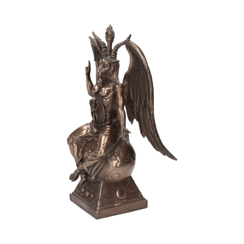 Bronzed Baphomet Occult Sabatic Goat Large Figurine 38cm Figurines Large (30-50cm) 3