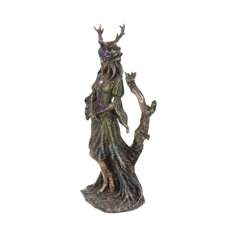 Lady of the Forest Figurine Bronze Celtic Pagan Goddess Flidais Ornament Figurines Medium (15-29cm) 3