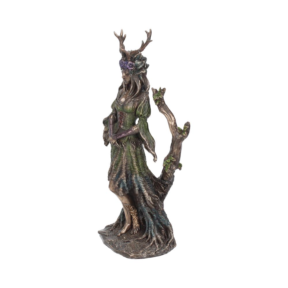 Lady of the Forest Figurine Bronze Celtic Pagan Goddess Flidais Ornament Figurines Medium (15-29cm) 2
