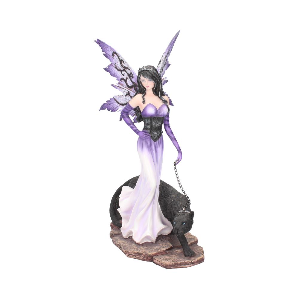 Panthea Purple Fairy and Panther Companion Figurine Figurines Medium (15-29cm)