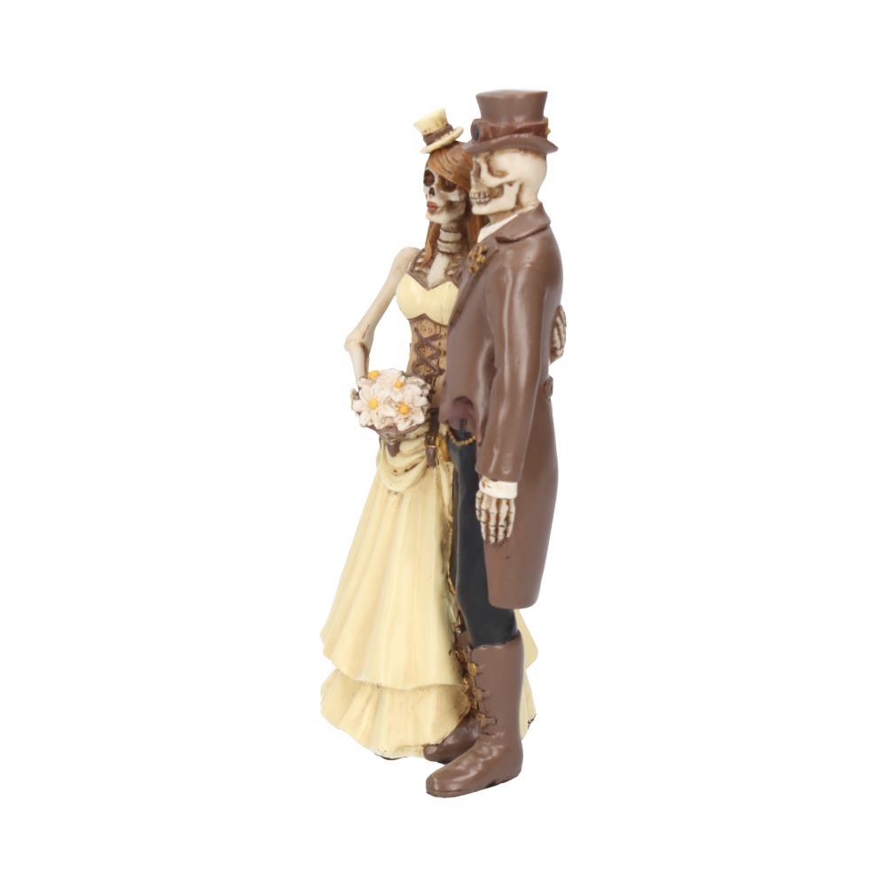 I Do Gothic Steampunk Bride Groom Figurine Wedding Valentine Ornament Figurines Medium (15-29cm) 2