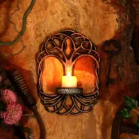 Nemesis Now Celtic Tree Of Life Wall Hanging Candle Holder 26cm Candles & Holders 2