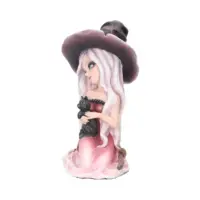 Nemesis Now Rosa Figurine Witch Black Cat Ornament 15cm Figurines Medium (15-29cm) 2
