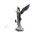 Sorrel Large Dark Angel Fairy and Raven Figurine Figurines Extra Large (Over 50cm) 4