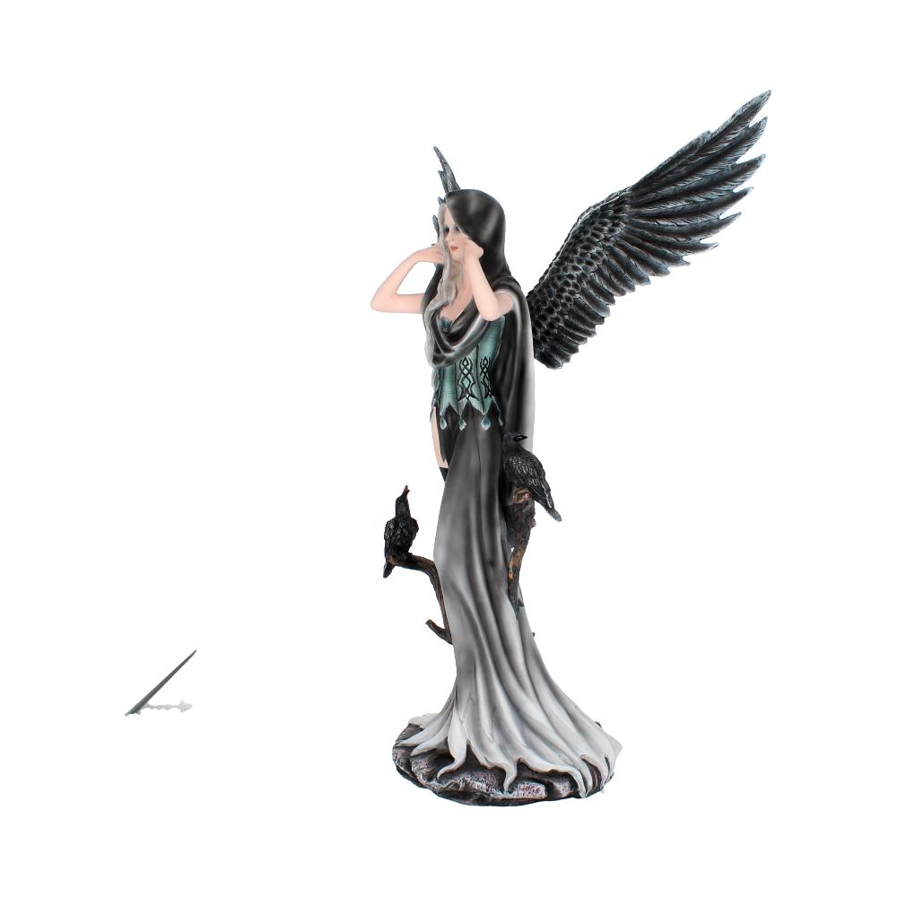 Sorrel Large Dark Angel Fairy and Raven Figurine Figurines Extra Large (Over 50cm) 2
