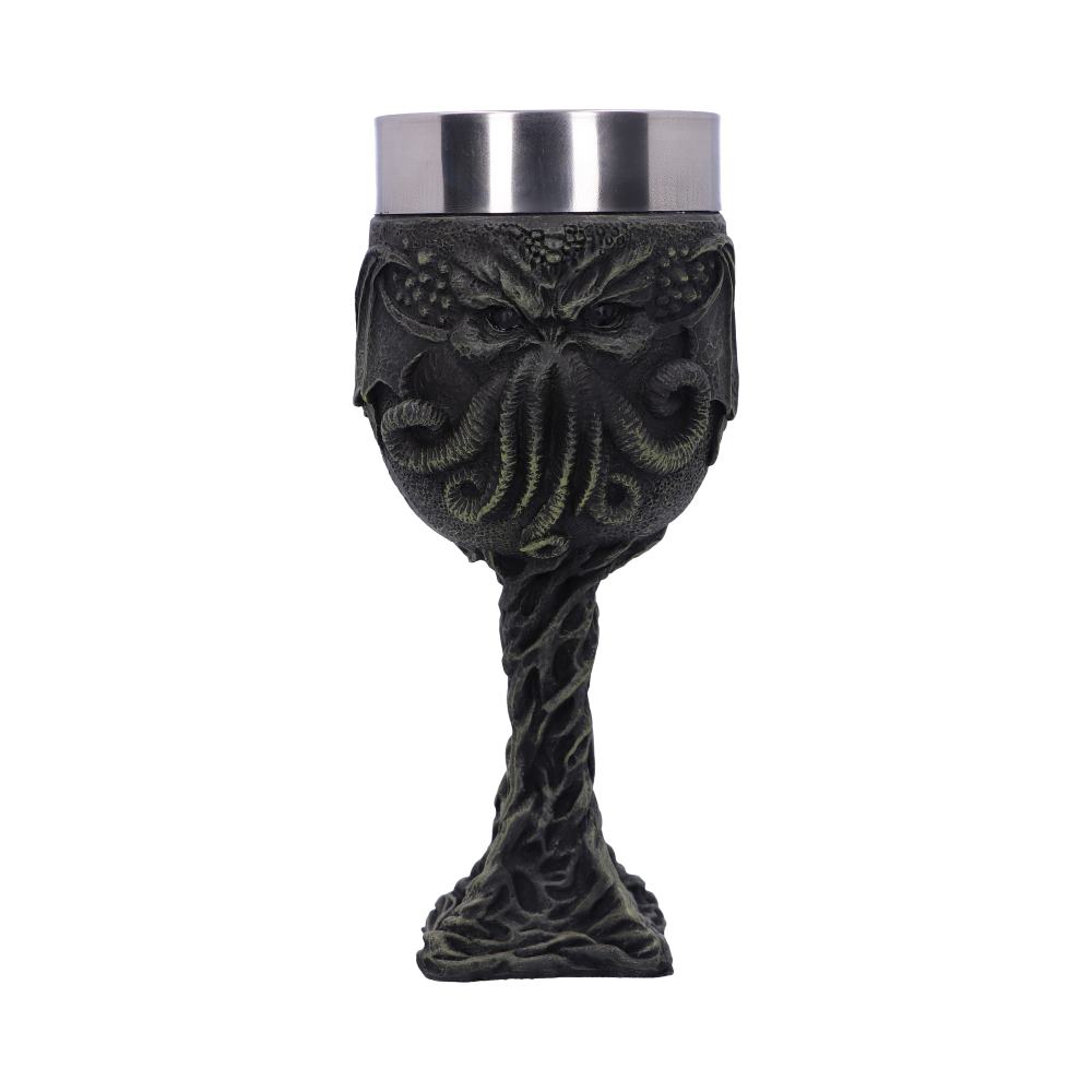 Cthulhu’s Thirst Goblet Lovecraft Octopus Monster Wine Glass Goblets & Chalices