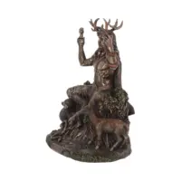 Nemesis Now Cernunnos and Animals Horned God Bronze Figurine 23cm Figurines Medium (15-29cm) 2