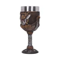 Nemesis Now Valhalla Goblet Viking Dragon Boat Wine Glass 17cm Goblets & Chalices 2
