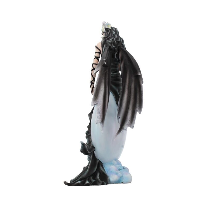 Nene Thomas Dark Skies Dark Moon Fairy and Raven Companion Figurine Figurines Medium (15-29cm) 5
