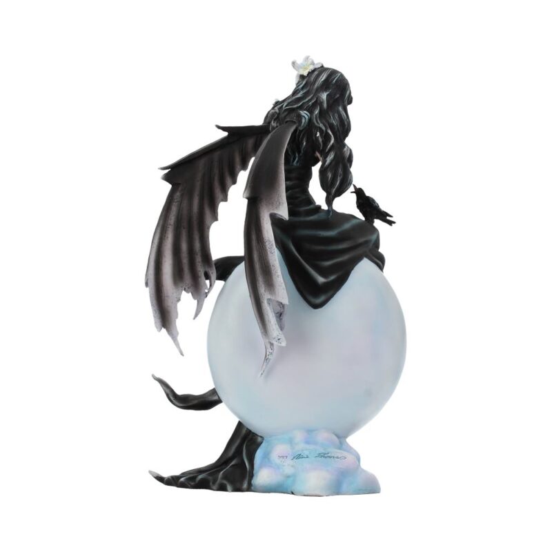 Nene Thomas Dark Skies Dark Moon Fairy and Raven Companion Figurine Figurines Medium (15-29cm) 7