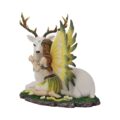 Adoration stag and spring fairy medium figurine Figurines Medium (15-29cm) 4