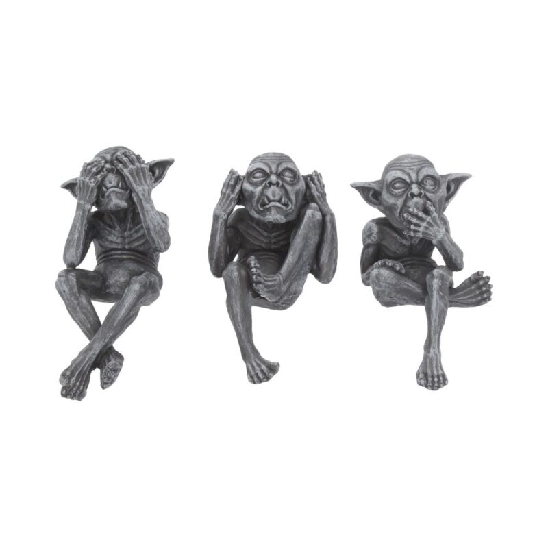 Three Wise Goblins Figurine Gargoyle Ornaments Figurines Small (Under 15cm) 9