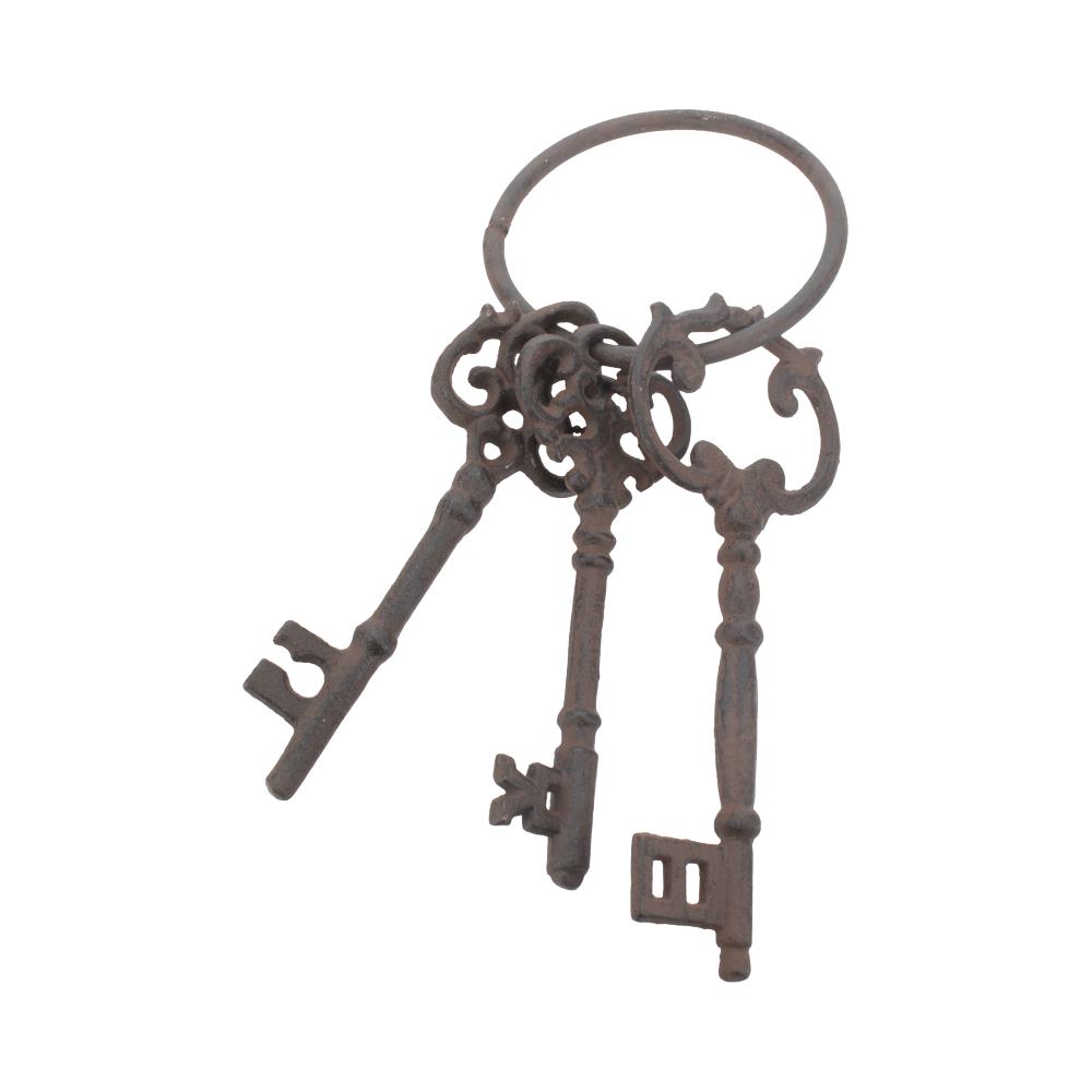 Aged Keys to the Chambers Hanging Ornament Figurines Small (Under 15cm)
