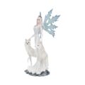 Aura Figurine Winter Fairy Wolf Ornament Figurines Medium (15-29cm) 4