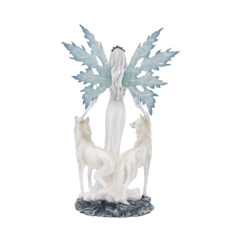 Aura Figurine Winter Fairy Wolf Ornament Figurines Medium (15-29cm) 7