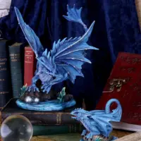 Anne Stokes Adult Water Dragon Figurine 31cm Figurines Large (30-50cm) 2