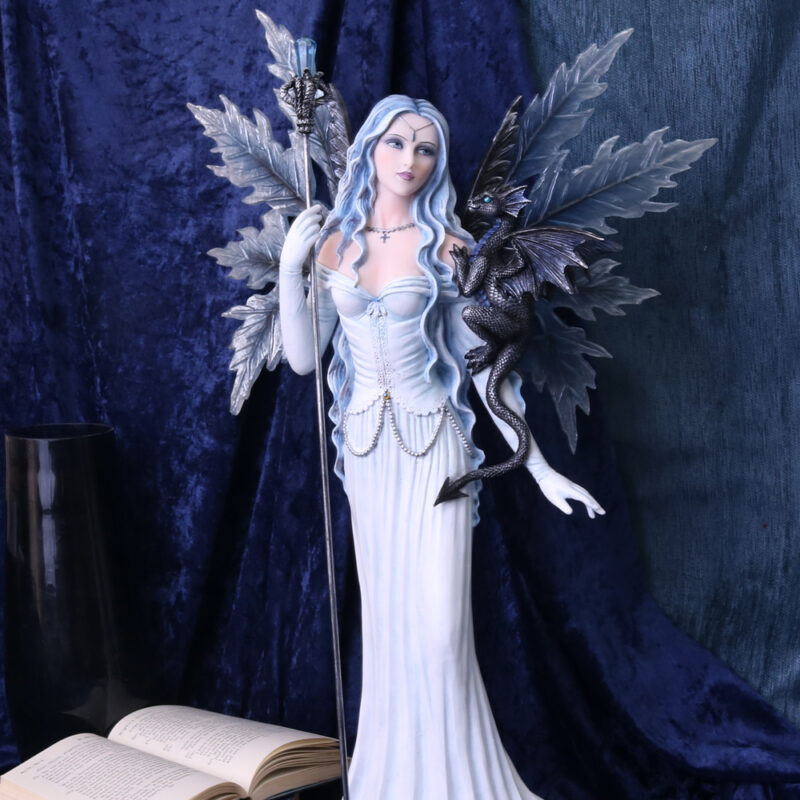 Ice Fairy Figurine With Dragon Companion Adica 57cm Figurines Extra Large (Over 50cm) 9