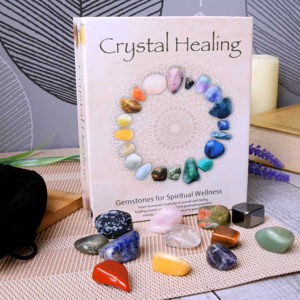 Crystal Healing Set of 12 Stones promoting spiritual wellness. Gifts & Games 2