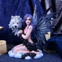 Nemesis Now Spirit Wolf Fairy Ornament 33.5cm Figurines Large (30-50cm) 2