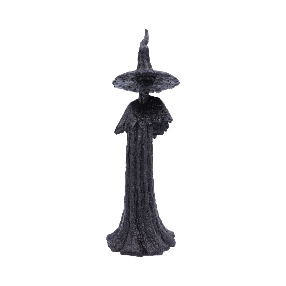 Talyse Black Glittered Forest Witch Ornament Figurines Large (30-50cm)