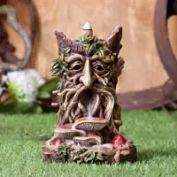 Nemesis Now The Wisest Dryad Tree Spirit Green Man Backflow Incense Burner 18cm Homeware 2