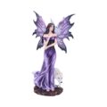 Amethyst Companions Purple Wolf and Owl Fairy Companion Figurine Figurines Large (30-50cm) 2