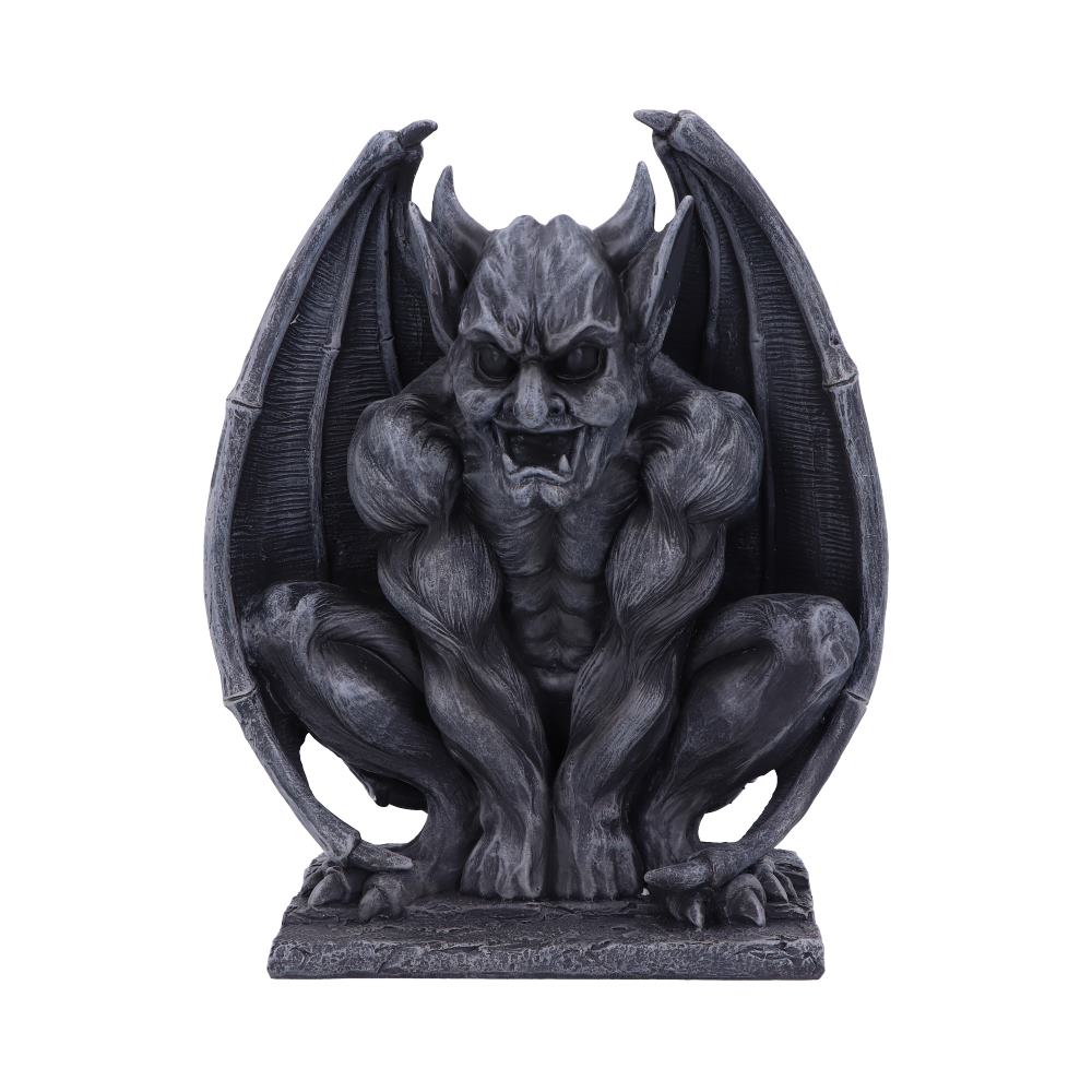 Adalward Dark Black Grotesque Gargoyle Figurine Figurines Medium (15-29cm)