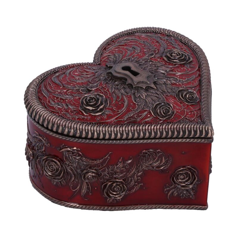 Heart and Key Baroque Gothic Romance Box by Vincent Hie Boxes & Storage 5