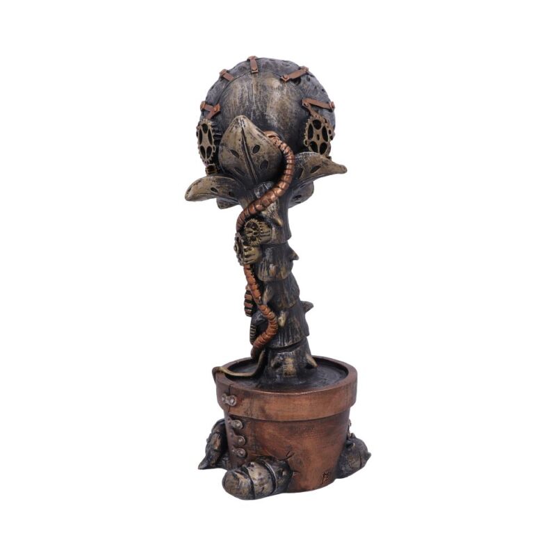 Cogwork Carnivore 24.3cm Bronze Mechanical Flesh Eating Plant Figurine Figurines Medium (15-29cm) 5