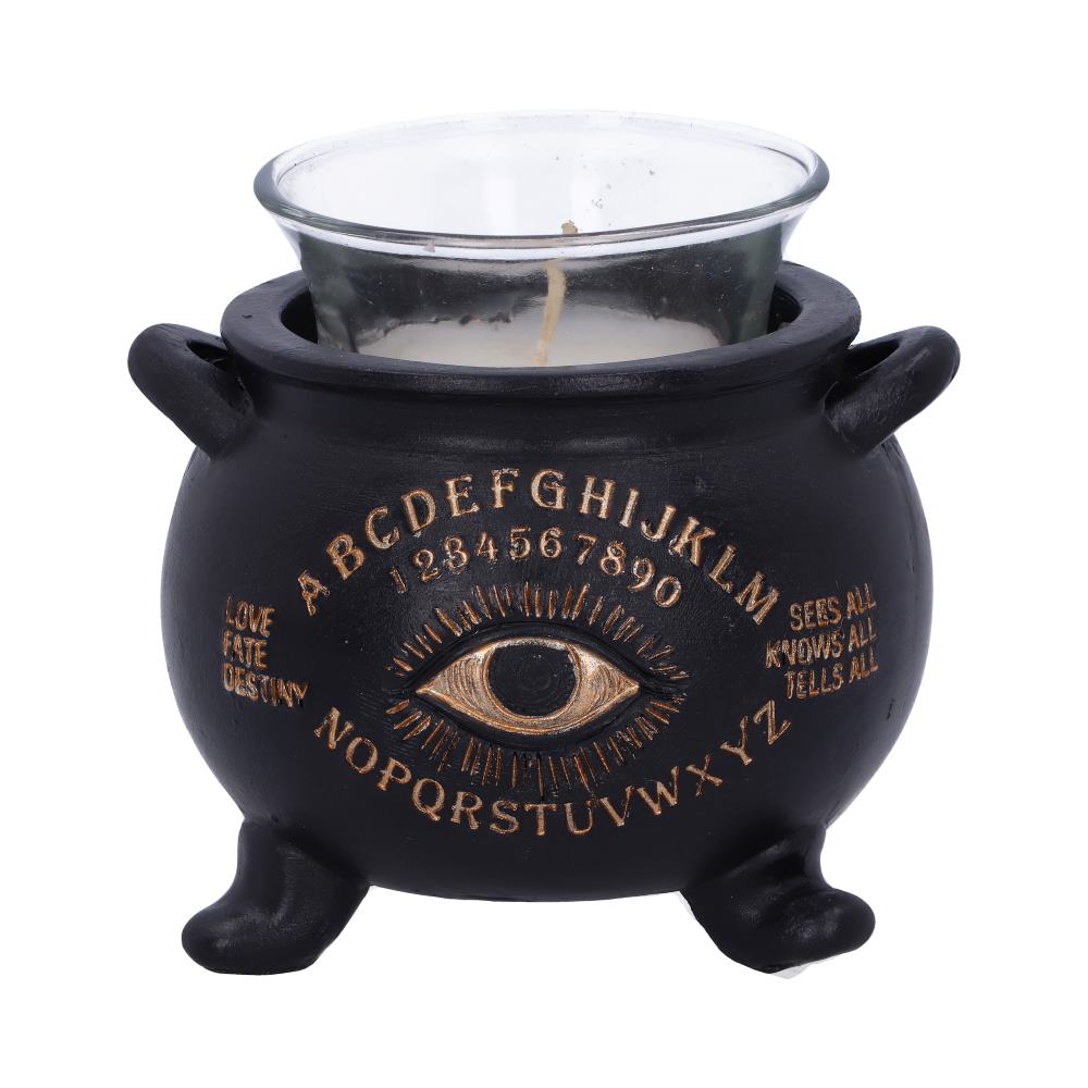All Seeing Eye Witches Cauldron Tealight Candle Holder Candles & Holders