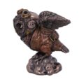 Bronze Learning to Fly Steampunk Owl Figurine Figurines Small (Under 15cm) 4