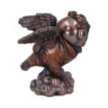 Bronze Learning to Fly Steampunk Owl Figurine Figurines Small (Under 15cm) 8