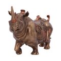 Bronze Steampunk Rhino Figurine 29.5cm Figurines Large (30-50cm) 4
