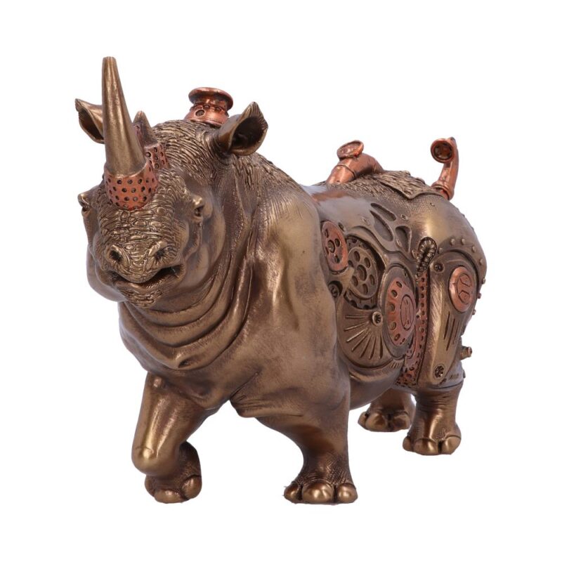 Bronze Steampunk Rhino Figurine 29.5cm Figurines Large (30-50cm) 3
