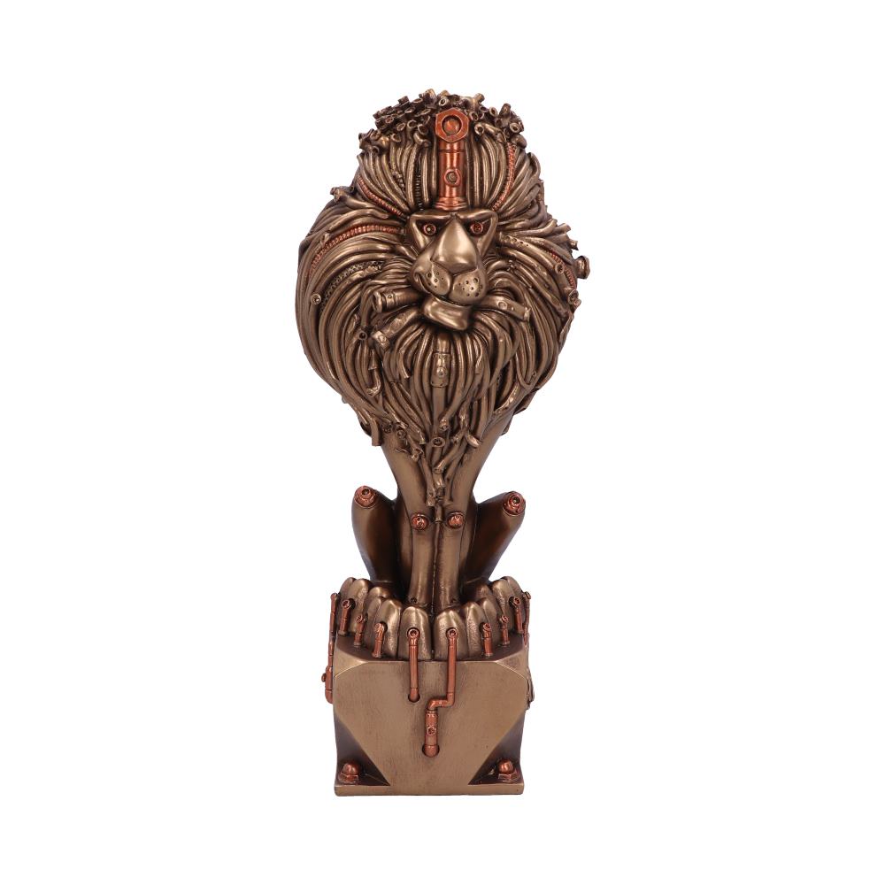 Bronze Steampunk Lion Figurine 31.5cm Figurines Large (30-50cm)