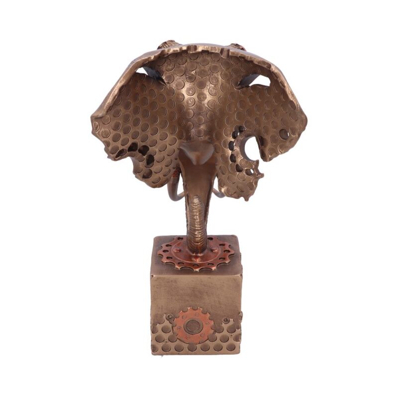 Steampunk Bronze Elephant Head 28.5cm Figurines Medium (15-29cm) 7