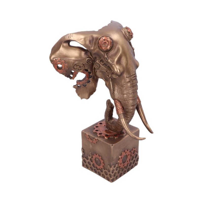 Steampunk Bronze Elephant Head 28.5cm Figurines Medium (15-29cm)