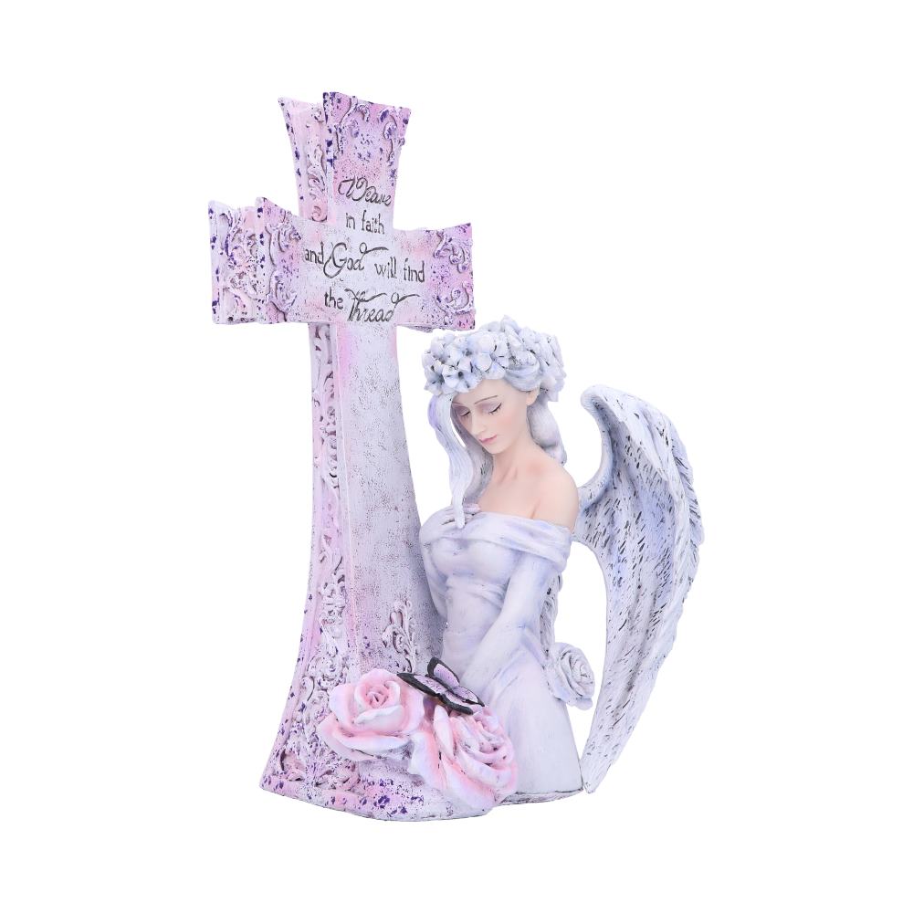 Weave in Faith Angel Figurine by Jessica Galbreth 26cm Figurines Medium (15-29cm)