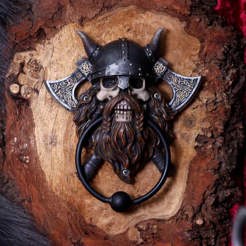 Viking Skull Door Knocker 18.5cm Door Knockers 3
