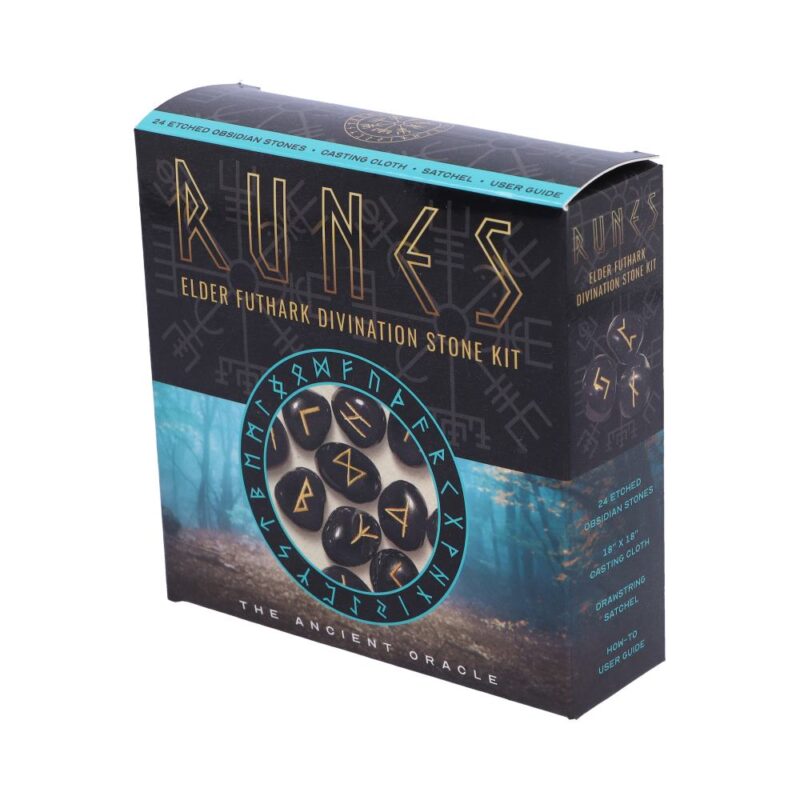 Runes Elder Futhark Divination Stone Kit Gifts & Games