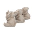 Three Baby Elephants Figurine Elephant Ornaments Figurines Small (Under 15cm) 6