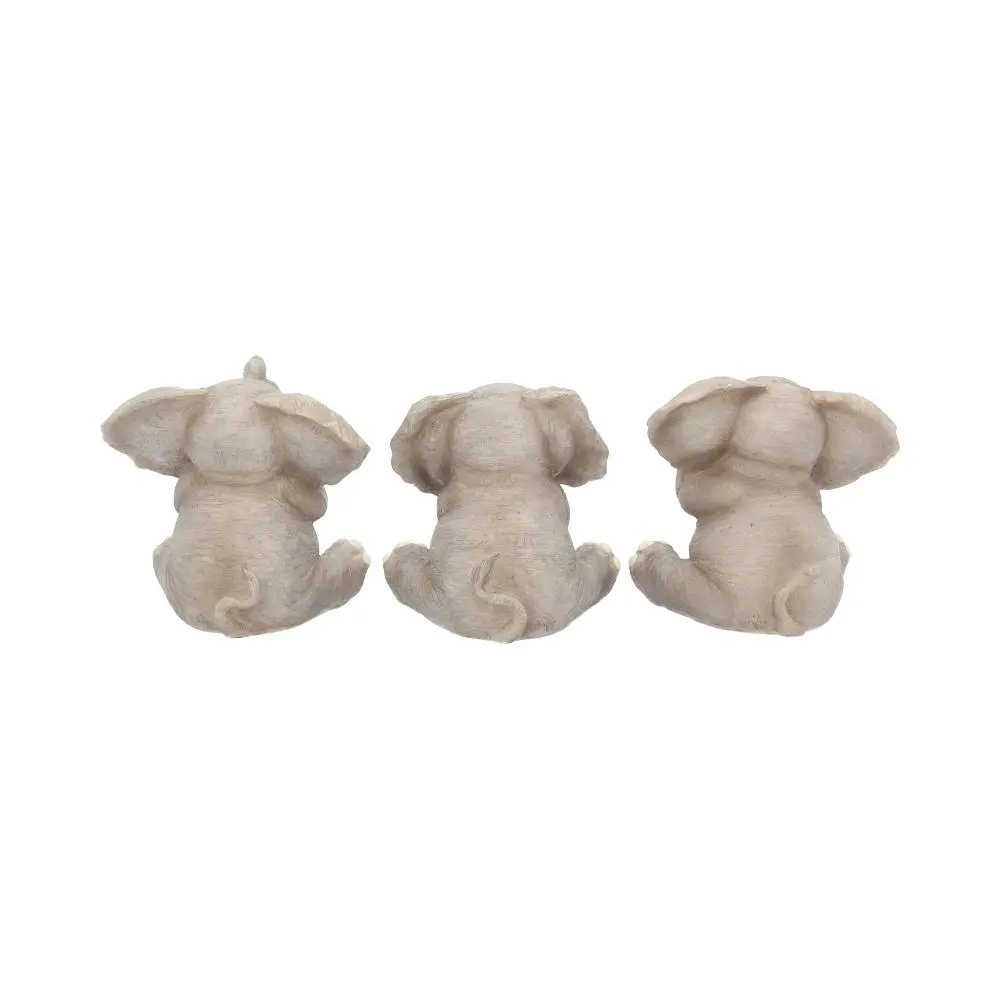 Nemesis Now Three Baby Elephants Figurine Elephant Ornaments 8cm Figurines Small (Under 15cm) 7 Nemesis Now Three Baby Elephants Figurine Elephant Ornaments 8cm Figurines Small (Under 15cm) 7
