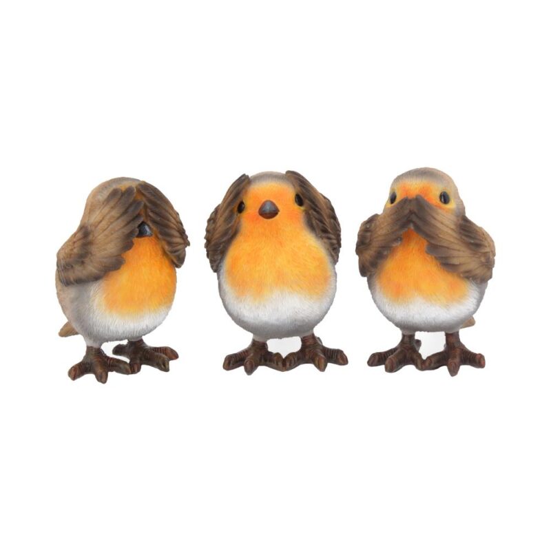 Three Wise Robin Figurines 8cm Figurines Small (Under 15cm)