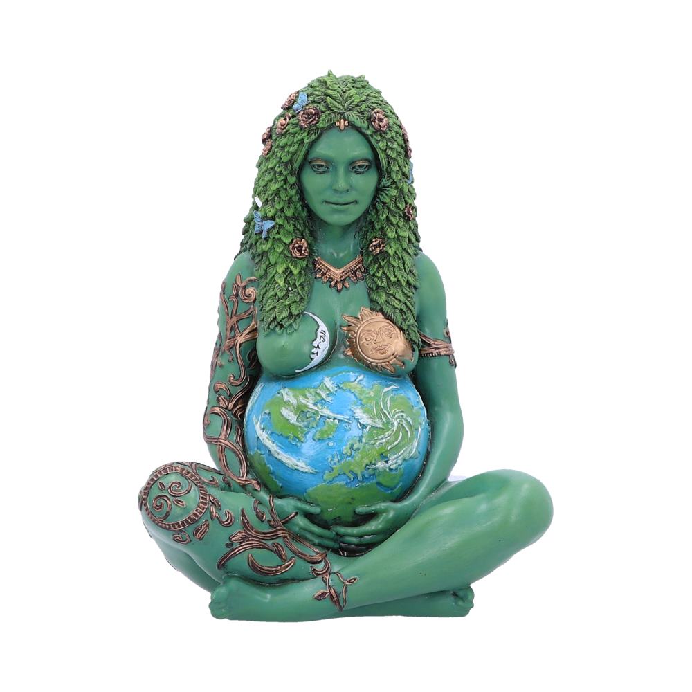 Small Ethereal Mother Earth Gaia Art Statue Painted Figurine Figurines Medium (15-29cm)